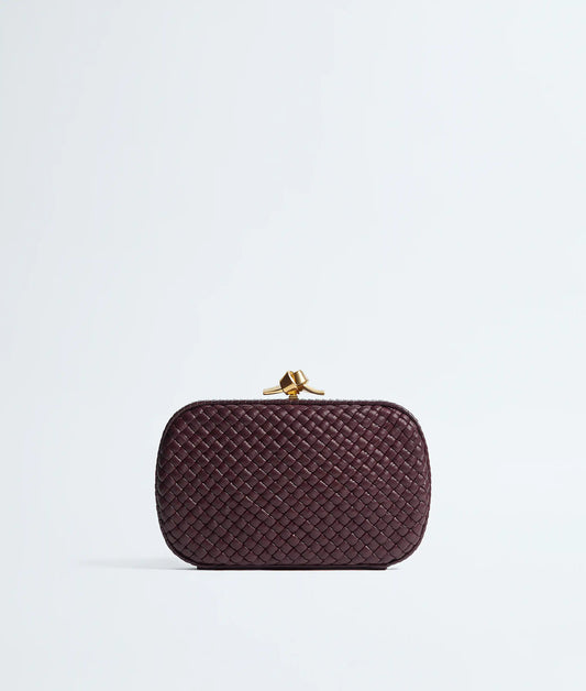 Soft Knot Intreccio Calfskin Leather