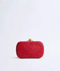 Soft Knot Intreccio Calfskin Leather