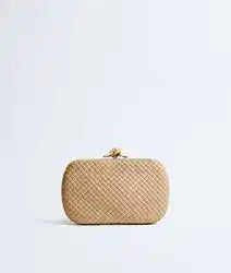 Soft Knot Intreccio Calfskin Leather