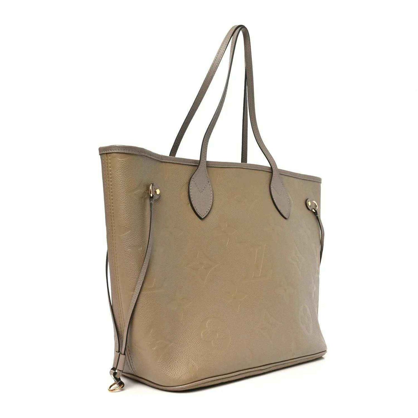 Louis Vuitton Neverfull MM tote bag, Tourterelle color, top handles and side pockets
