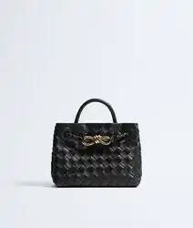 Mini Andiamo Intrecciato Calfskin Leather