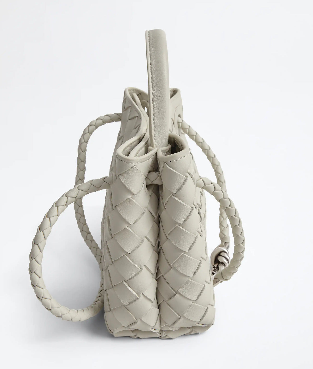 Mini Andiamo Intrecciato Calfskin Leather