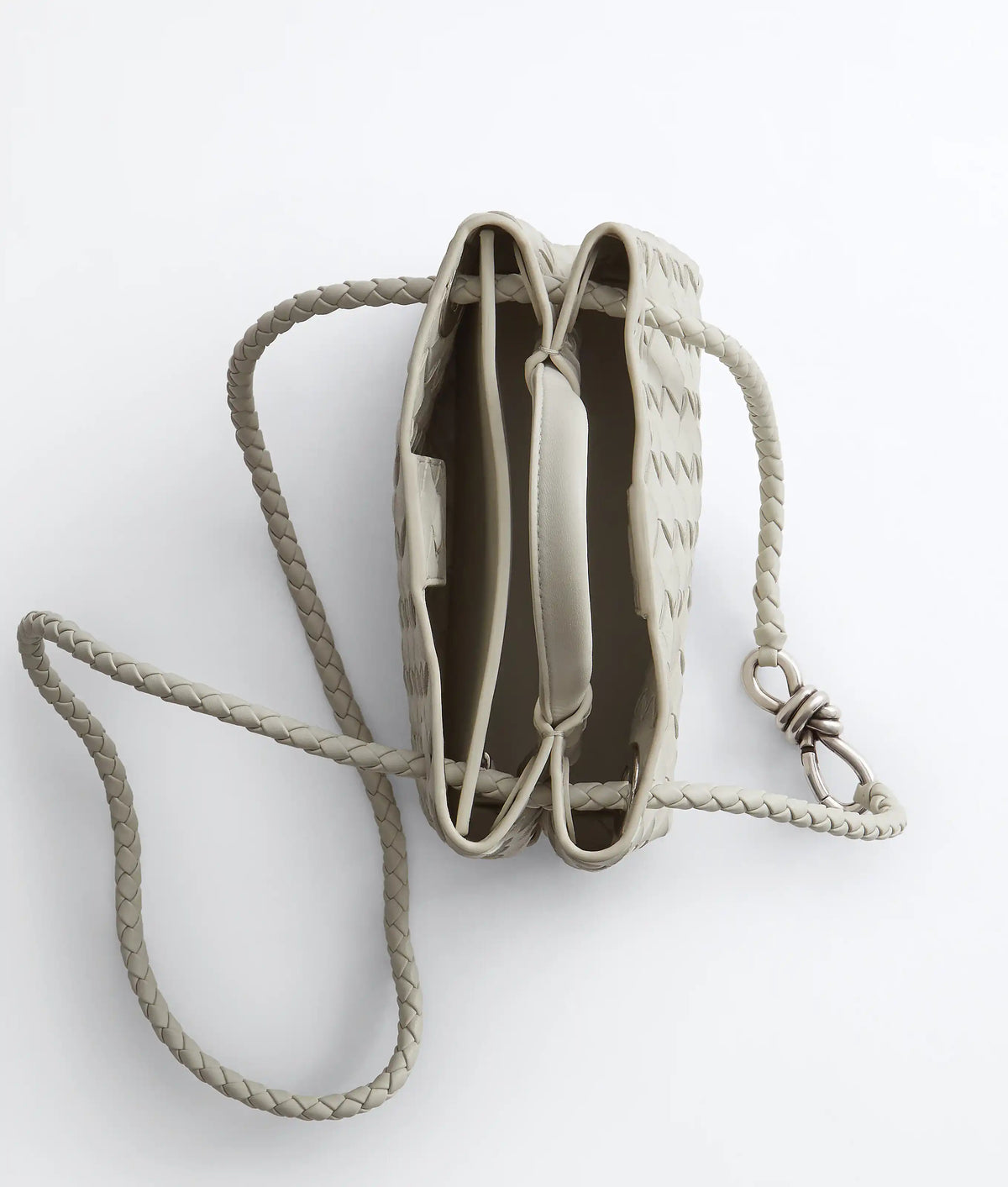 Mini Andiamo Intrecciato Calfskin Leather
