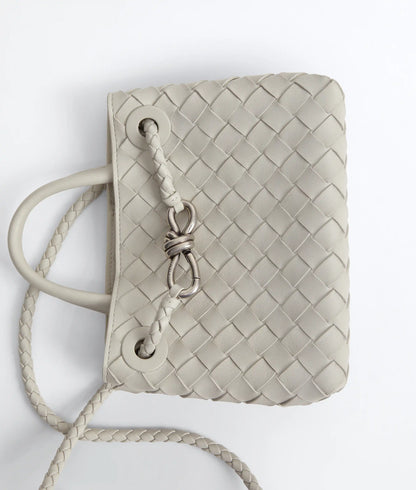 Mini Andiamo Intrecciato Calfskin Leather