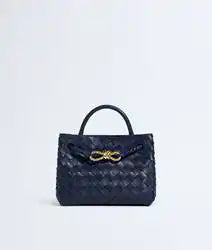 Mini Andiamo Intrecciato Calfskin Leather