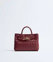 Mini Andiamo Intrecciato Calfskin Leather