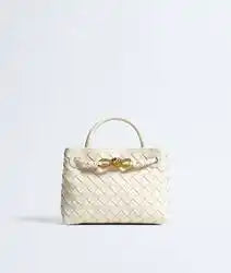 Mini Andiamo Intrecciato Calfskin Leather