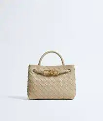 Mini Andiamo Intrecciato Calfskin Leather