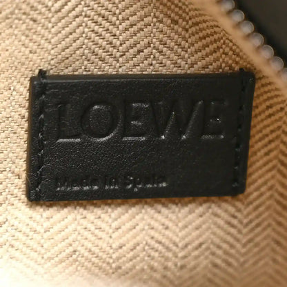 Small Puzzle Edge shoulder bag interior logo patch on beige herringbone lining