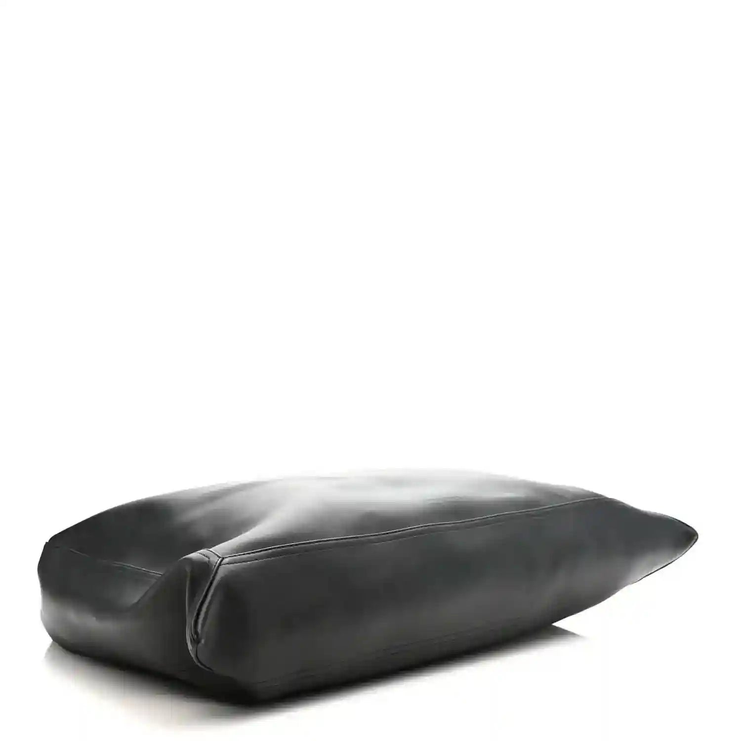 Bottega Veneta Large Hop bag, silky black calfskin, flat base underside view