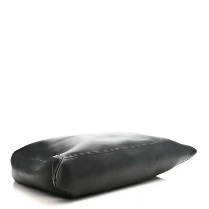 Bottega Veneta Large Hop bag, silky black calfskin, flat base underside view