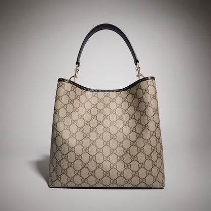 Medium Bucket Bag Coated Fabric