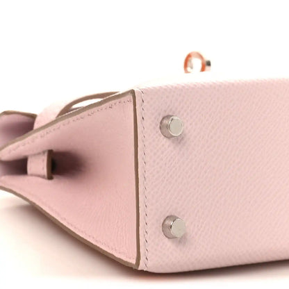 Epsom Calfskin Mini Kelly Sellier 20 Bag Mauve Pale