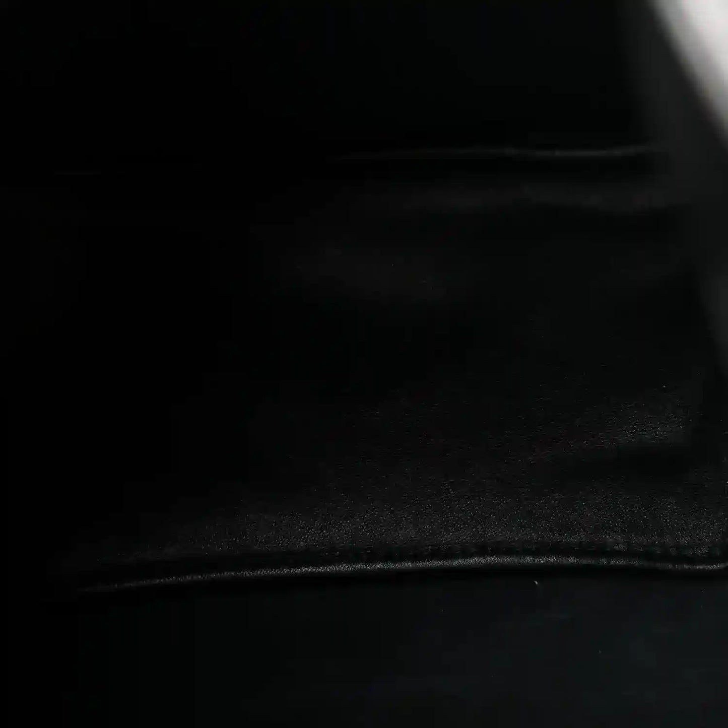 Nappa leather fabric close-up with fine grain texture