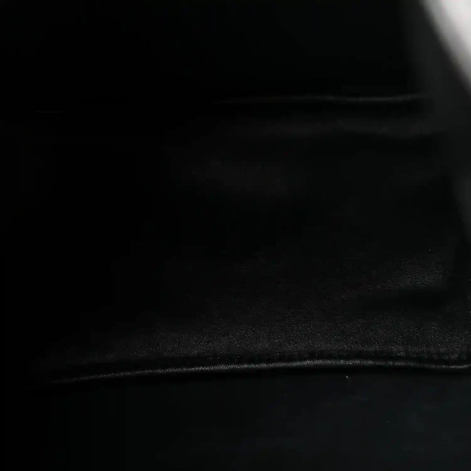 Nappa leather fabric close-up with fine grain texture