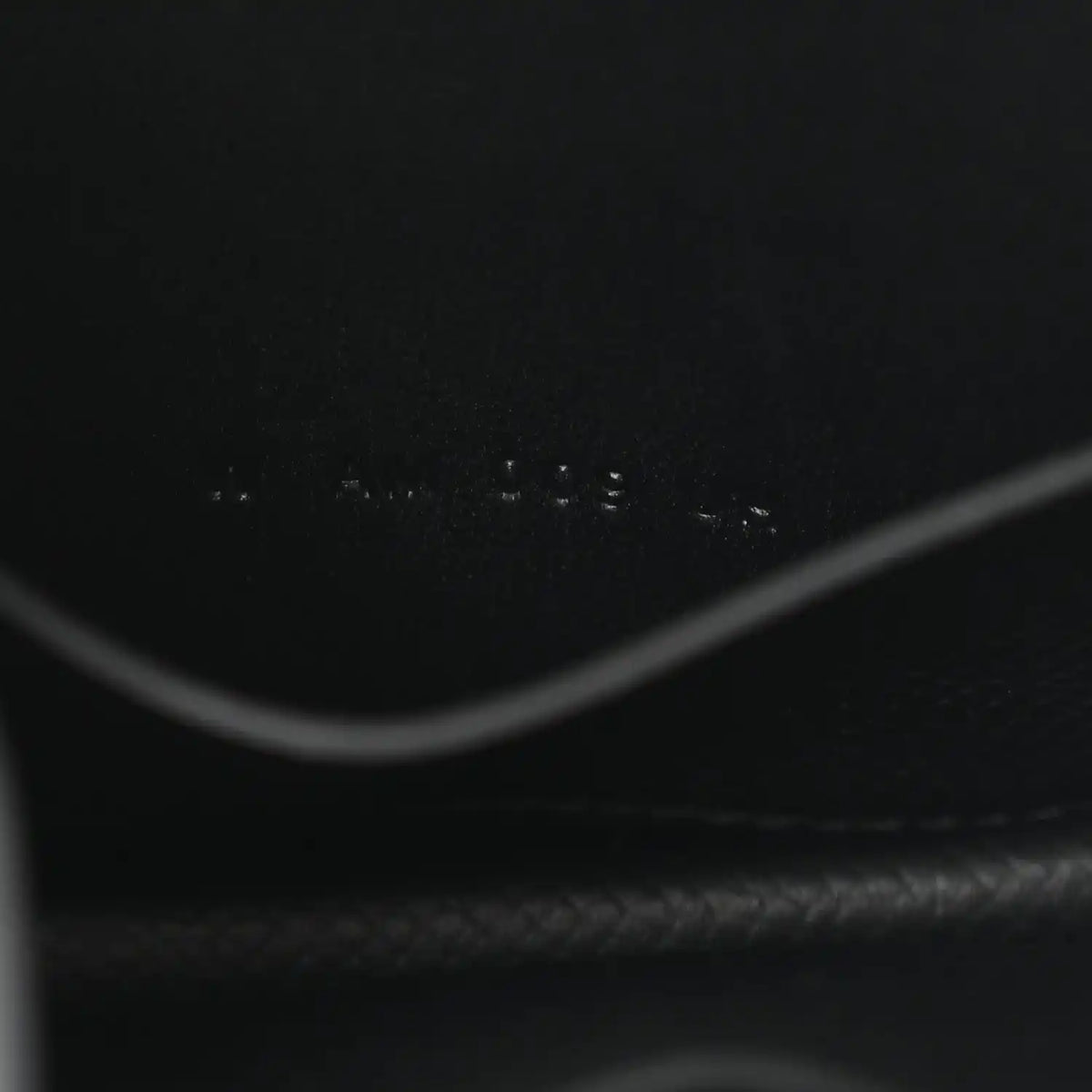 Black leather interior corner and soft edge curve
