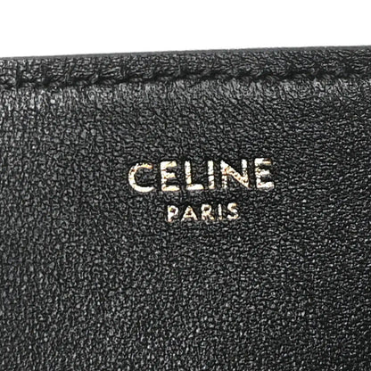 Black leather interior stamp reading “CELINE PARIS”
