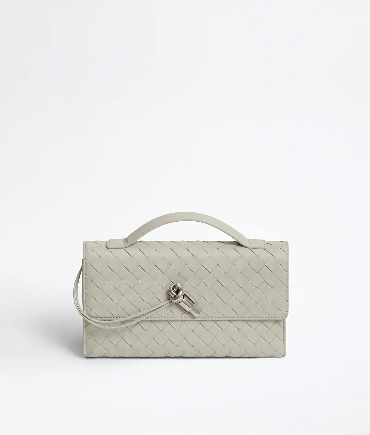 Andiamo Clutch Intrecciato Lambskin Leather