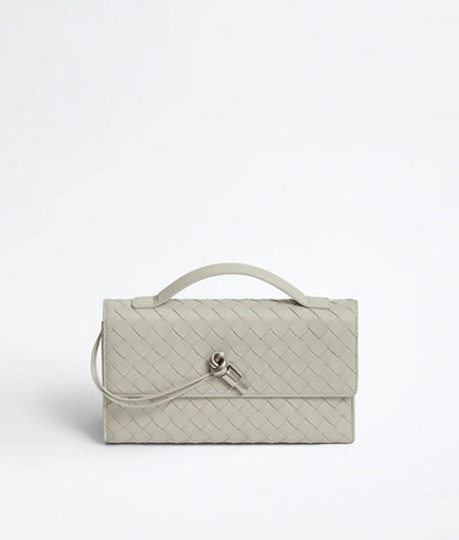 Andiamo Clutch Intrecciato Lambskin Leather