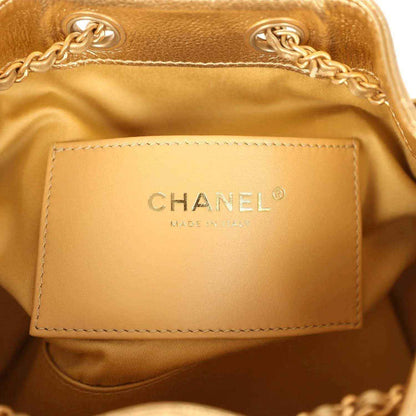 Chanel mini hobo bag interior leather label reading CHANEL and made in France