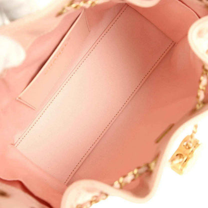 Mini 25 hobo bag interior logo patch with CHANEL text and MADE IN ITALY