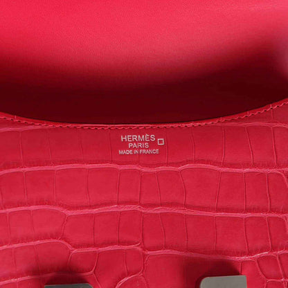 Constance bag lining with embossed HERMÈS PARIS and MADE IN FRANCE text