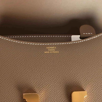 Hermes Constance bag lining with HERMÈS PARIS and MADE IN FRANCE stamp