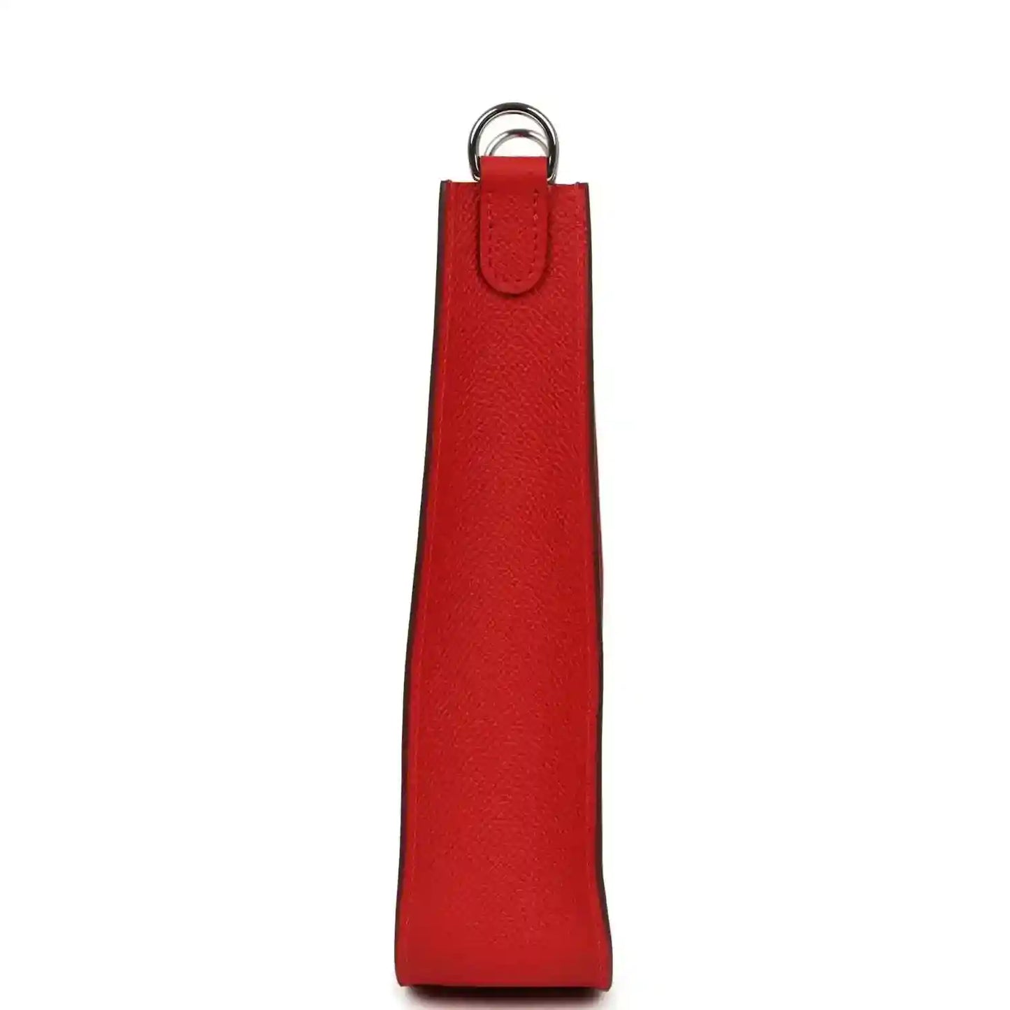 Hermes Evelyne Sellier TPM bag in red leather with top handle loop