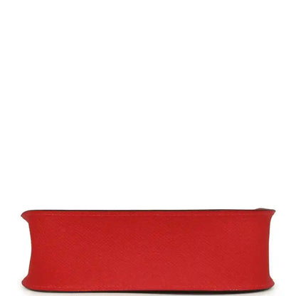 Red leather strap panel for Evelyne Sellier TPM bag