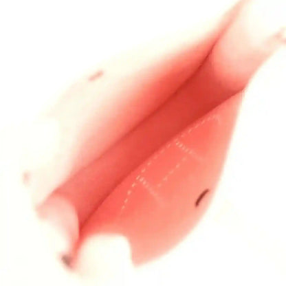 Rose pink leather Evelyne TPM bag interior lining, partially visible