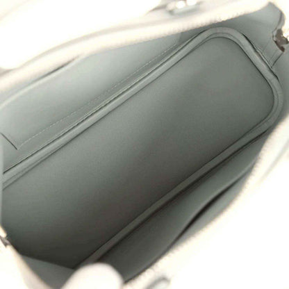 Light gray leather Bolide interior view with smooth lining and stitched seams