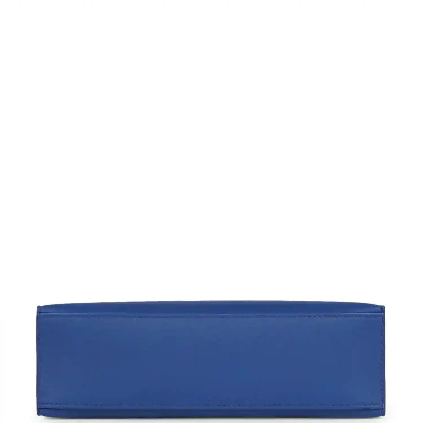 Hermes Kelly Pochette royal blue leather back panel