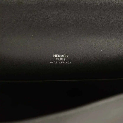 Hermes Kelly pochette handbag with embossed Hermes Paris Made in France stamp