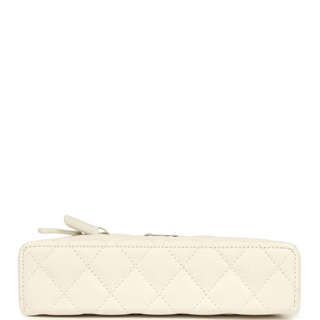 Grained Shiny Calfskin Classic Vanity with Chain