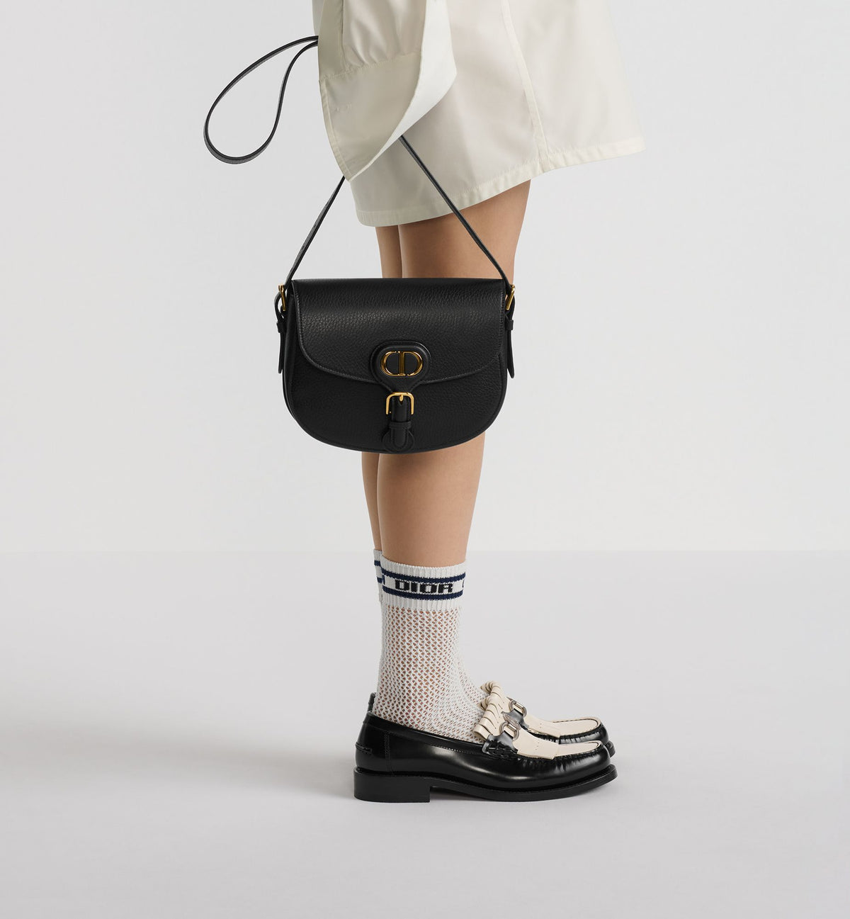Grained Calfskin Medium Bobby Bag