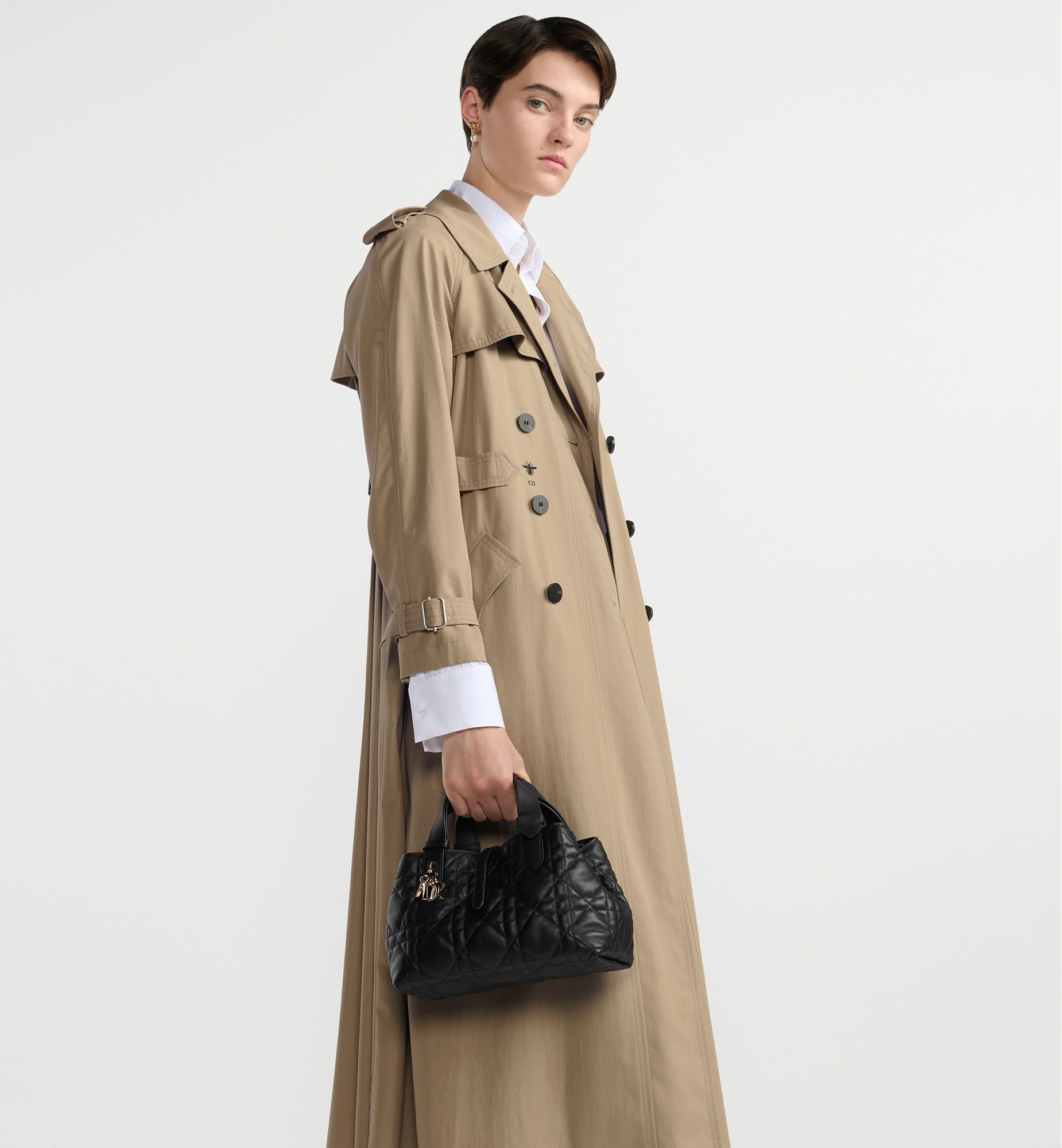Macrocannage Calfskin Small Toujours Bag