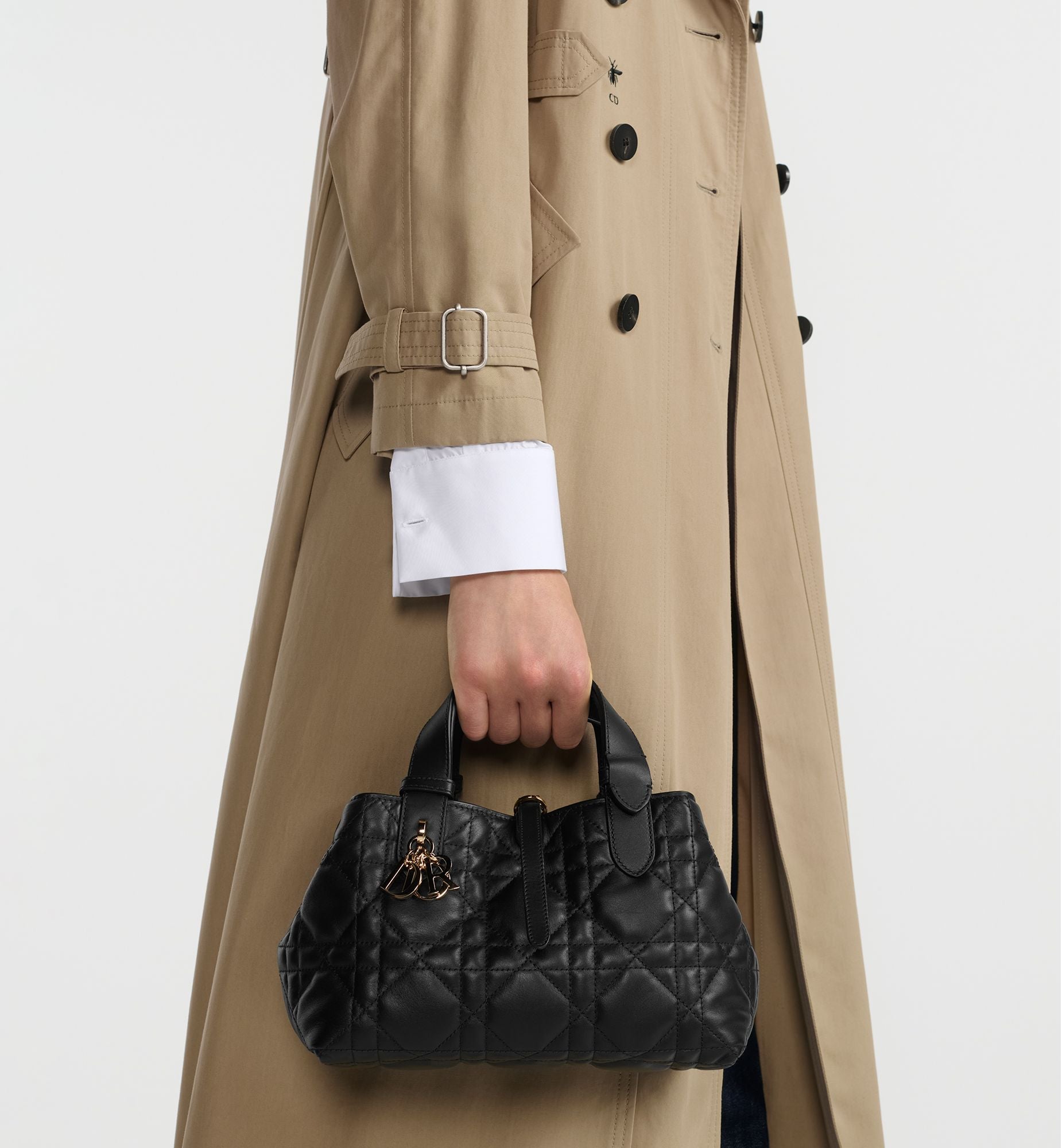 Macrocannage Calfskin Small Toujours Bag