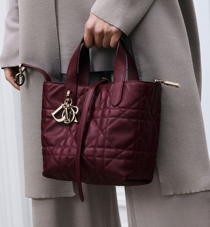 Macrocannage Calfskin Small Toujours Vertical Tote Bag