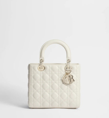 Cannage Lambskin Medium Lady Bag