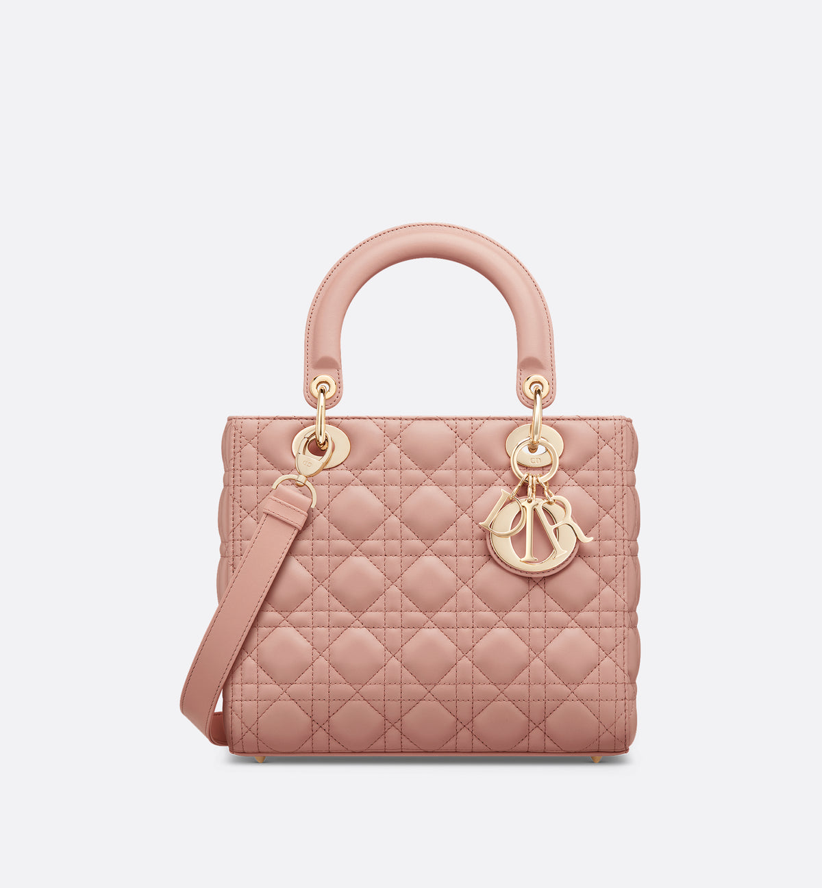 Cannage Lambskin Medium Lady Bag