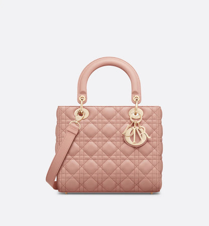 Cannage Lambskin Medium Lady Bag