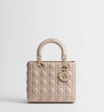 Cannage Lambskin Medium Lady Bag