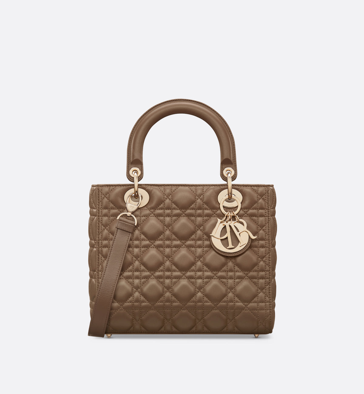 Cannage Lambskin Medium Lady Bag