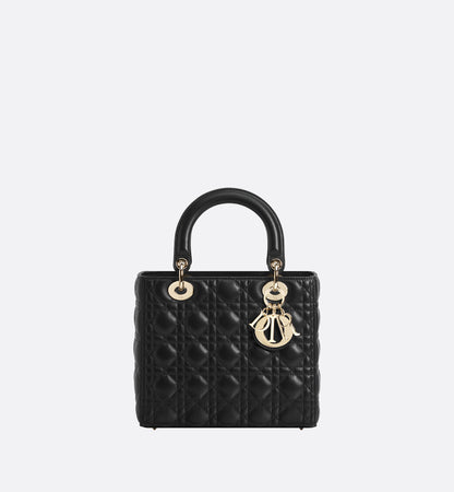 Cannage Lambskin Medium Lady Bag