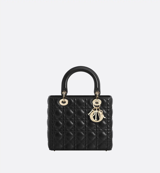 Cannage Lambskin Medium Lady Bag