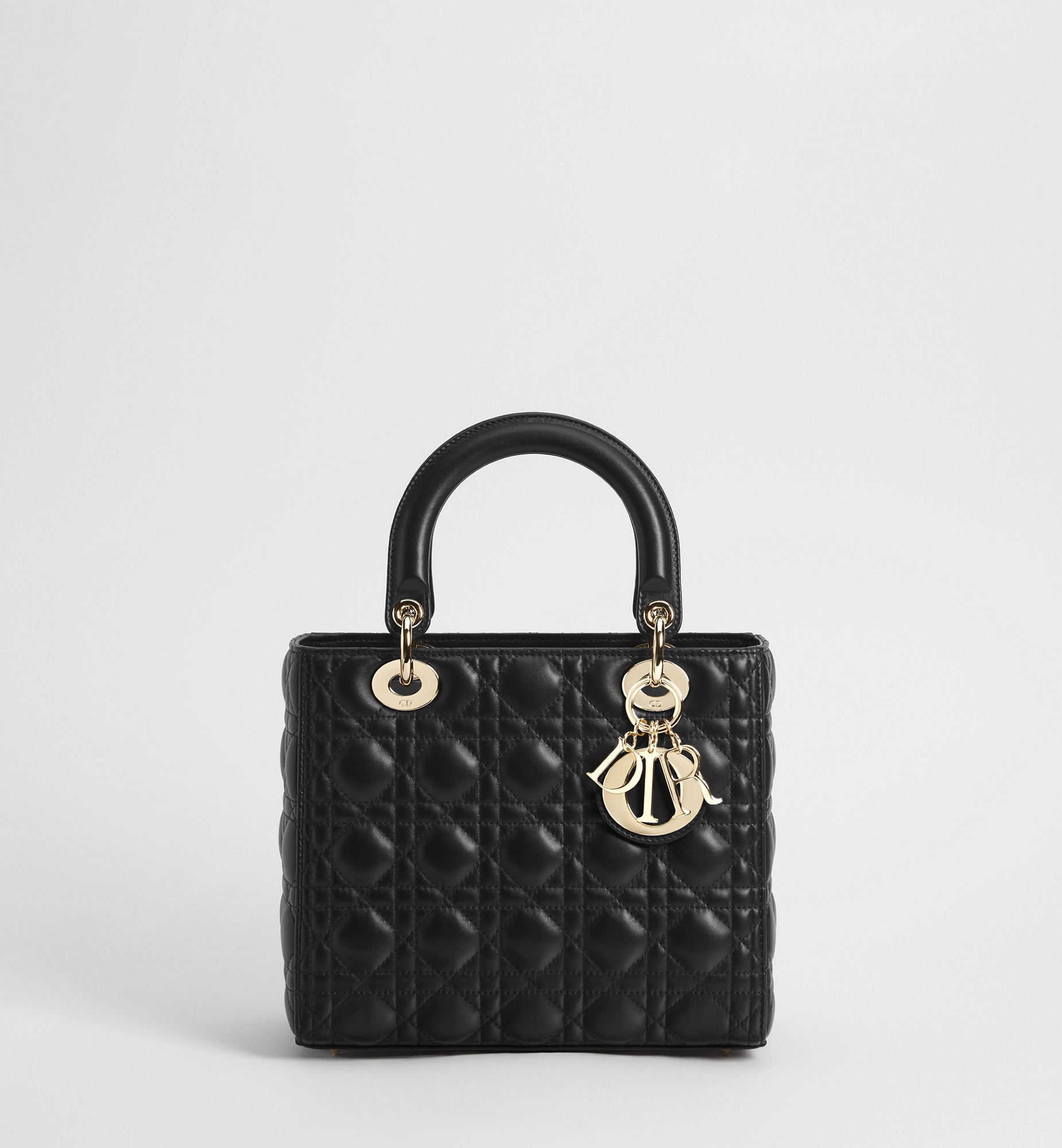 Cannage Lambskin Medium Lady Bag