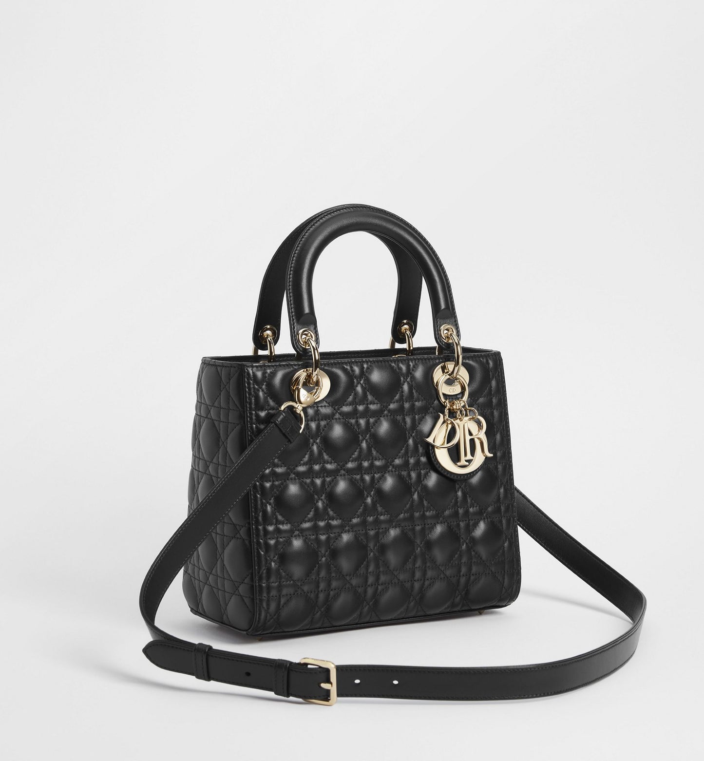 Cannage Lambskin Medium Lady Bag