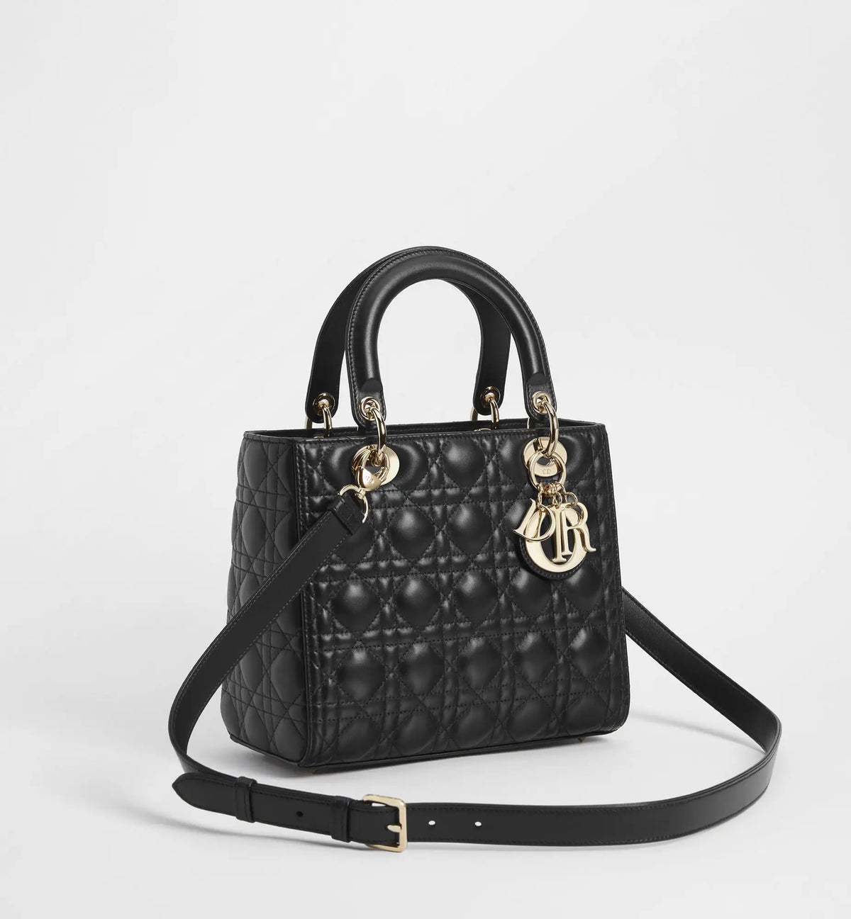 Cannage Lambskin Medium Lady Bag