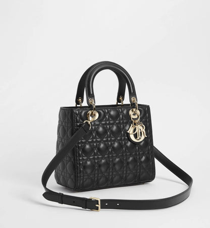 Cannage Lambskin Medium Lady Bag
