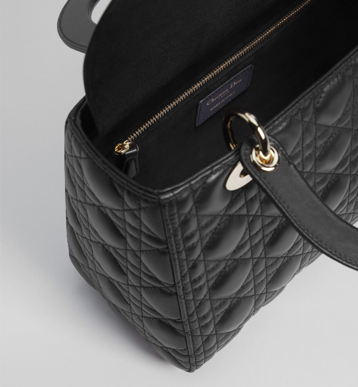 Cannage Lambskin Medium Lady Bag